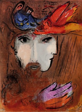 David and Bathsheba contemporary Marc Chagall Oil Paintings